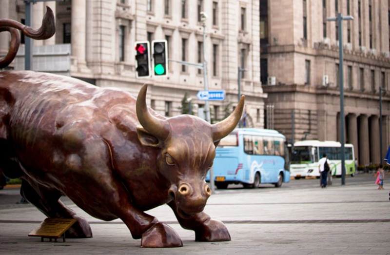 Shanghai A replica of the Wall Street Bull