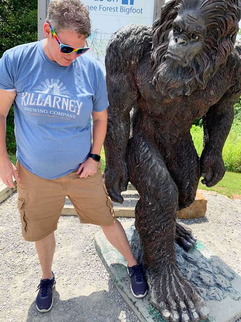 bigfoot statue for yard