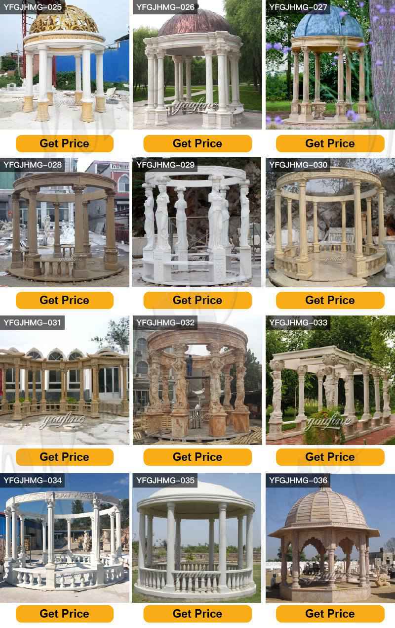 Affordable Big Marble Outdoor Garden Gazebo for Sale