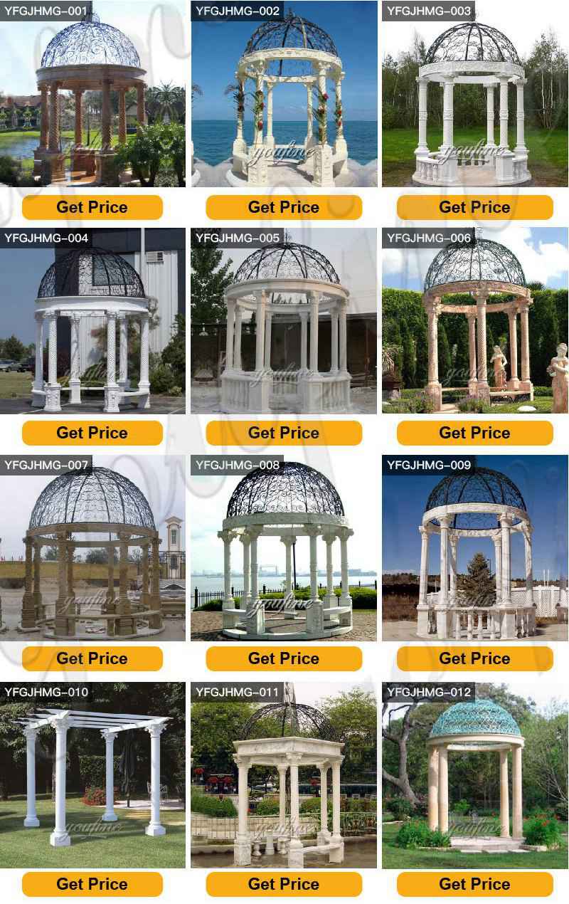 Affordable Big Marble Outdoor Garden Gazebo for Sale