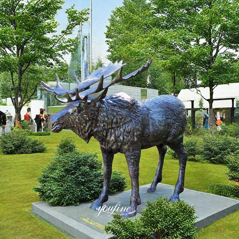 moose yard sculpture