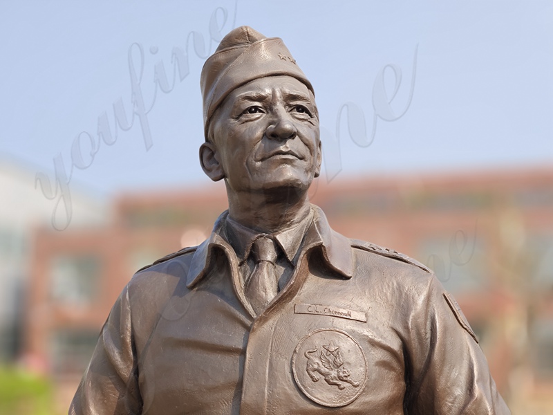 Bronze General Chennault Sculpture