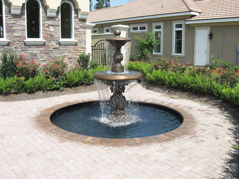 Bronze Tiered Fountain