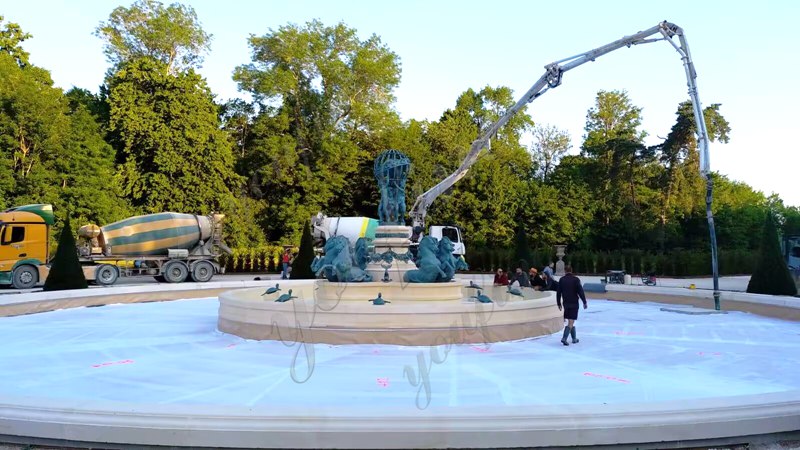 Bronze large statue Fountain