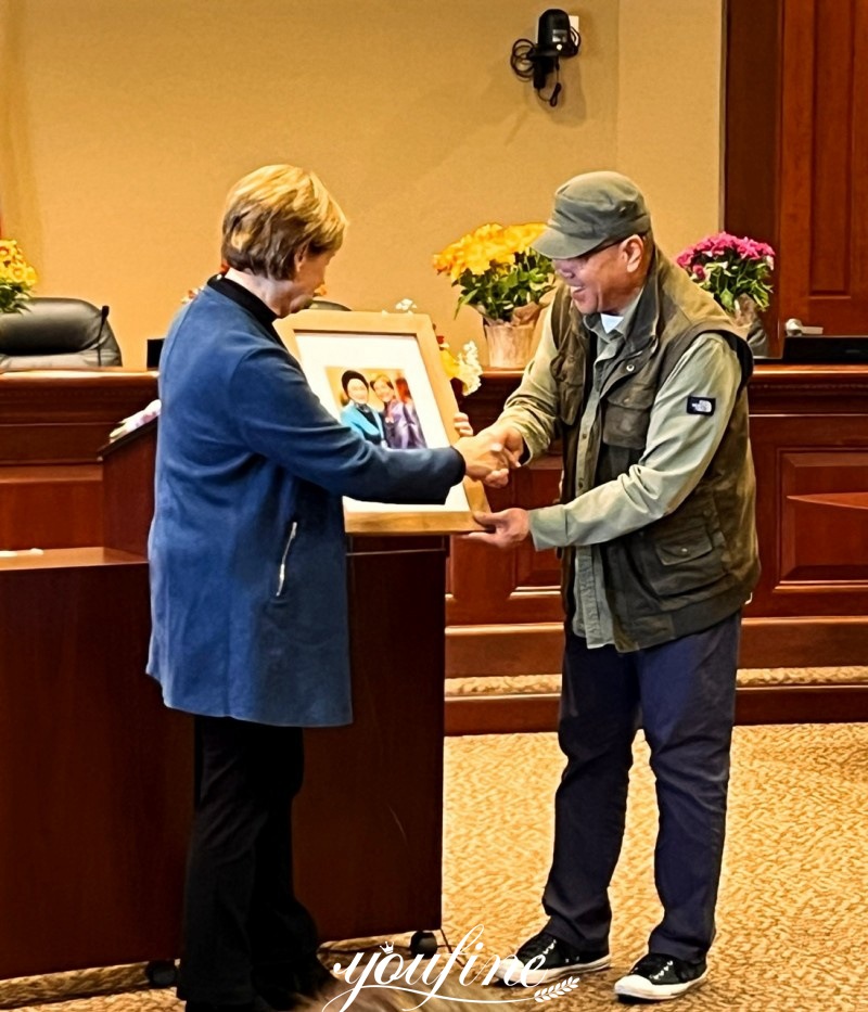 Unveiling Ceremony of General Chennault Bronze Statue