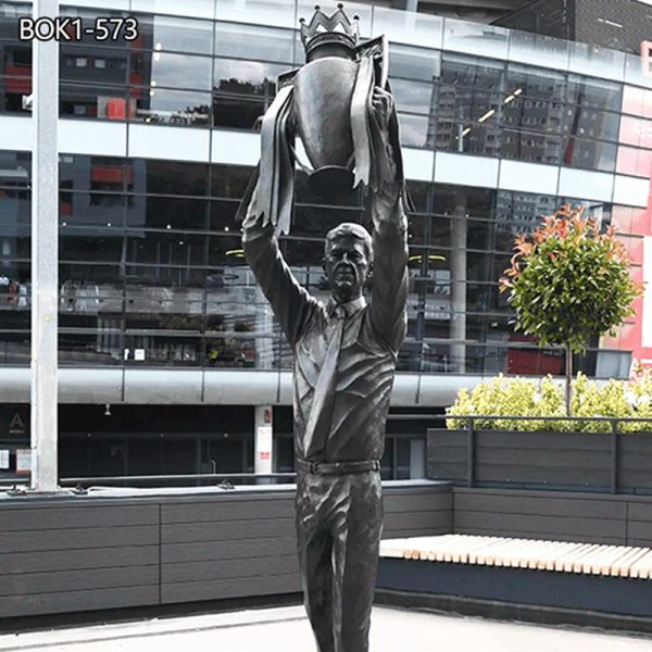 bronze Wenger Statue Sports Figures