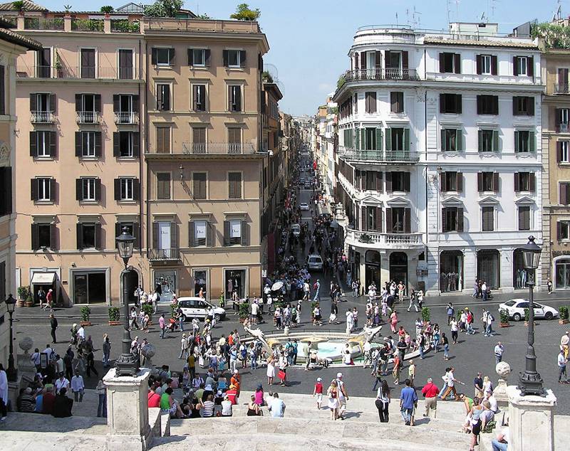 Barcaccia fountain