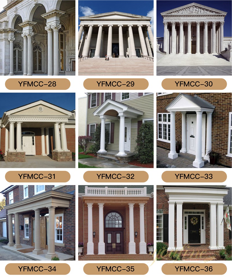 Timeless Roman Marble Columns from Supplier