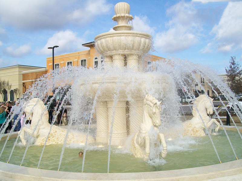 Large Outdoor Marble Fountain