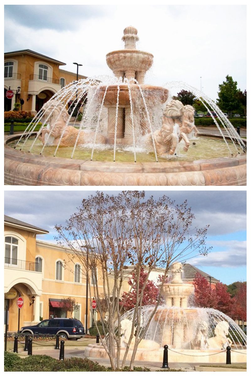 Large Outdoor horses Fountain