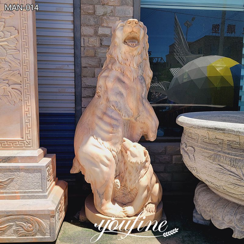 Life-Size-Marble-Bear-Statue-for-Garden-Decor-on-Sale4