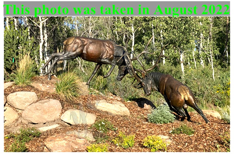 Elk Garden Statue-Custom Made Animal Sculpture