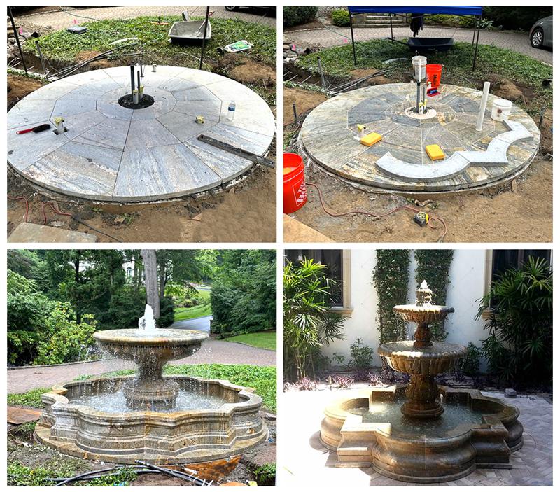 garden Tiered marble Fountain