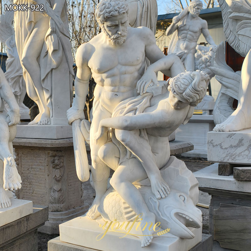 Marble Hercules Statue