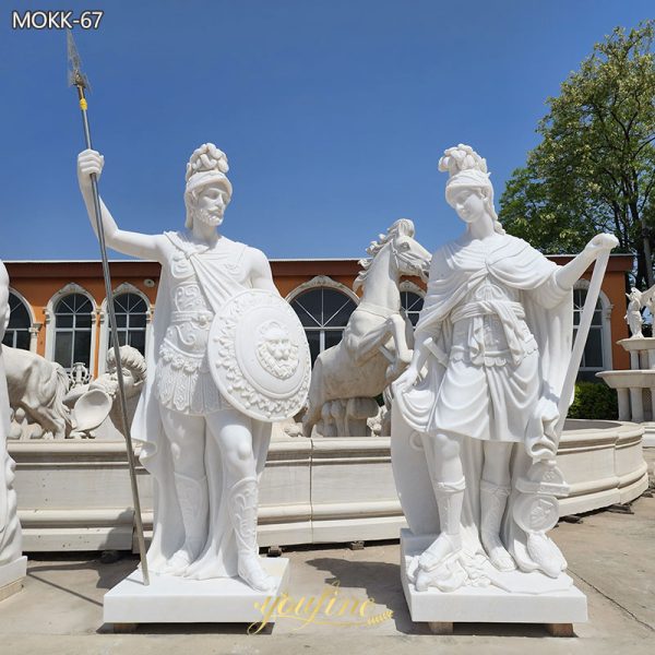 Famous Roman Marble Statues of Warriors for Sale MOKK-67