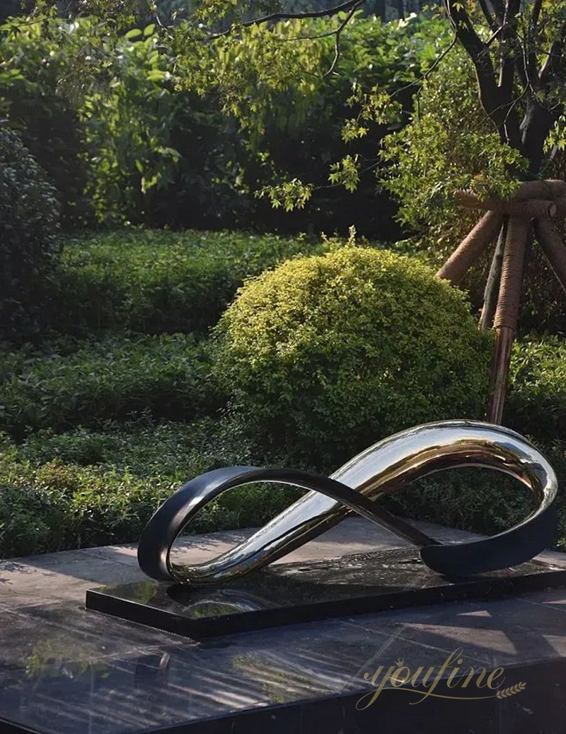 Stainless Steel Möbius Strips Illuminate Modern Spaces