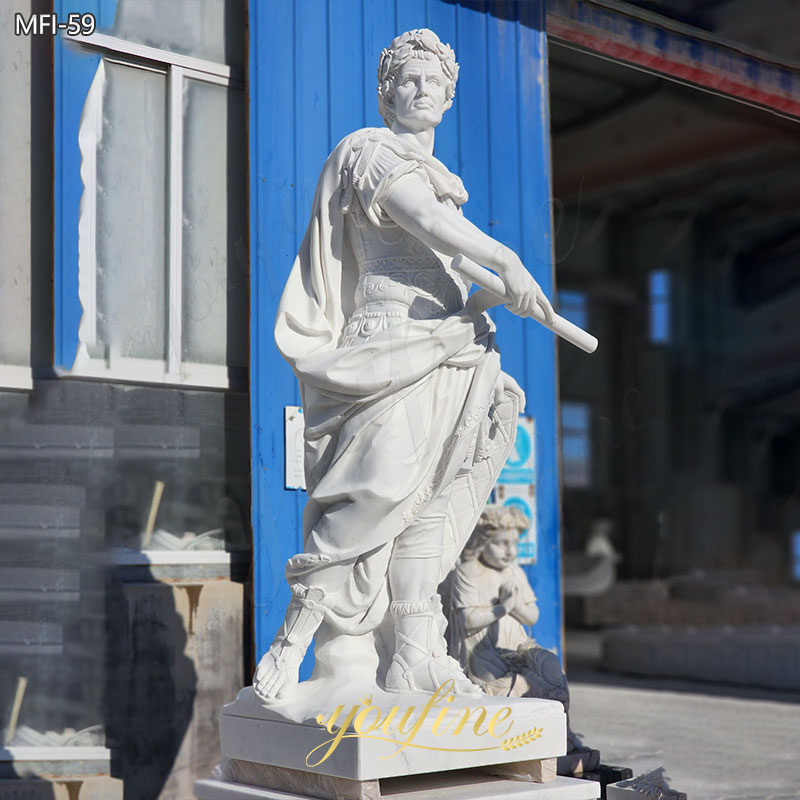 Famous Roman Marble Julius Caesar Sculpture for Sale