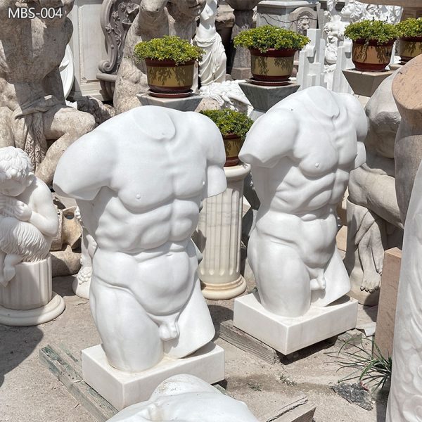 Marble Male Torso Statue For Sale