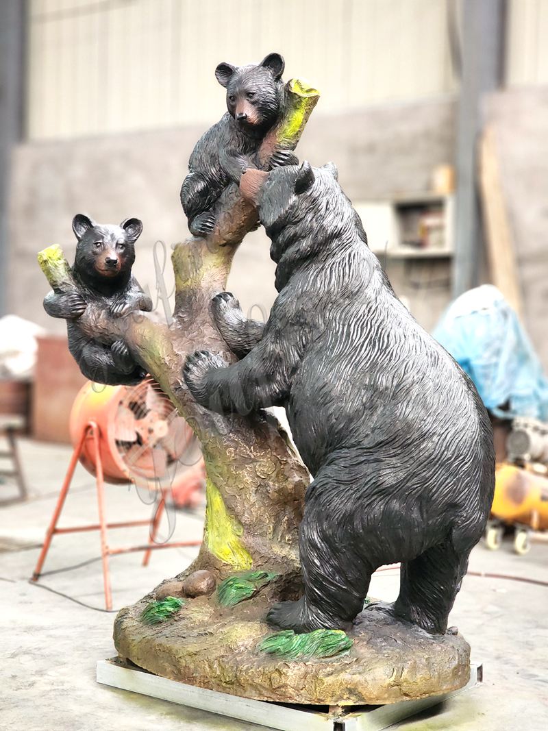 cantabrian brown bears statue