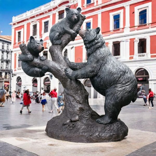 large outdoor bear statues