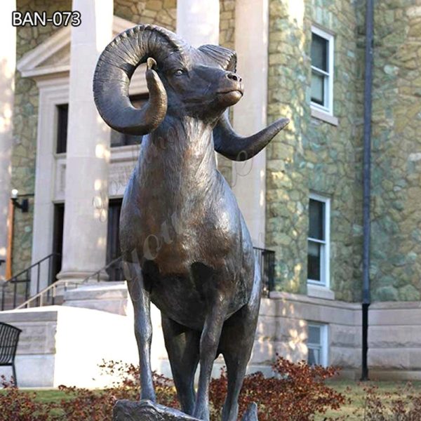 life size bronze goat statue