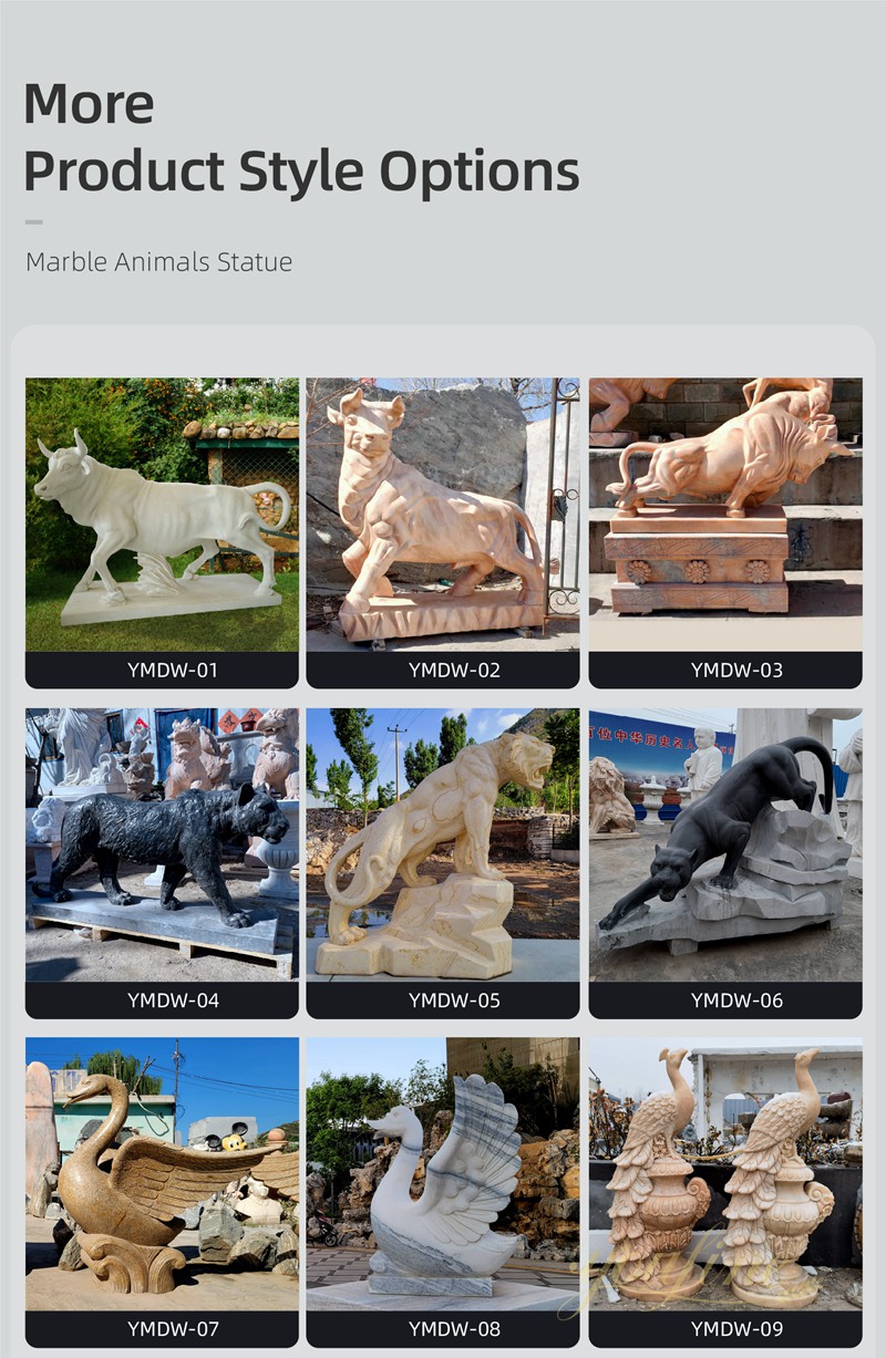 marble animal statue supplier - YouFine