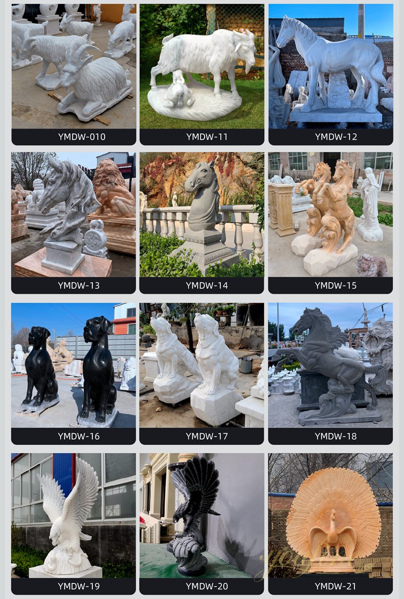 marble animal statue supplier - YouFine