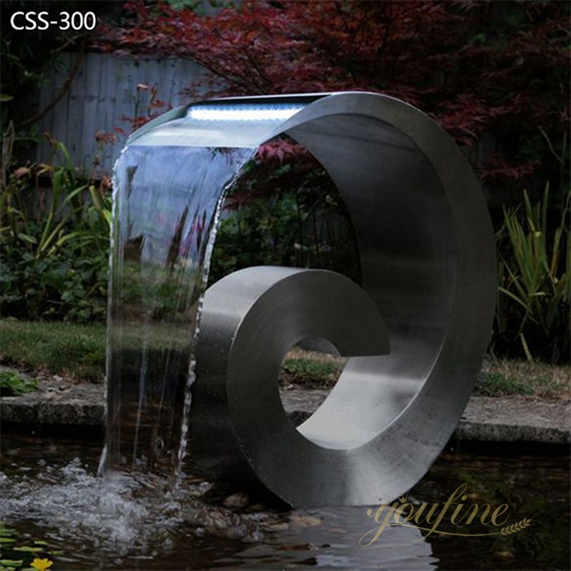 youfine metal water feature fountain for sale