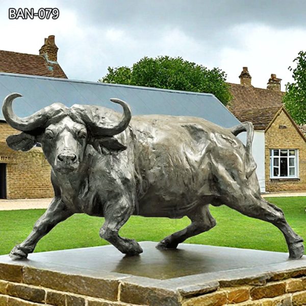 African Buffalo Sculpture