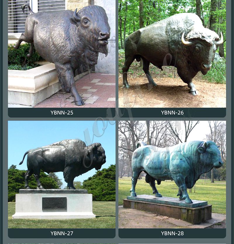 Bison Statue art