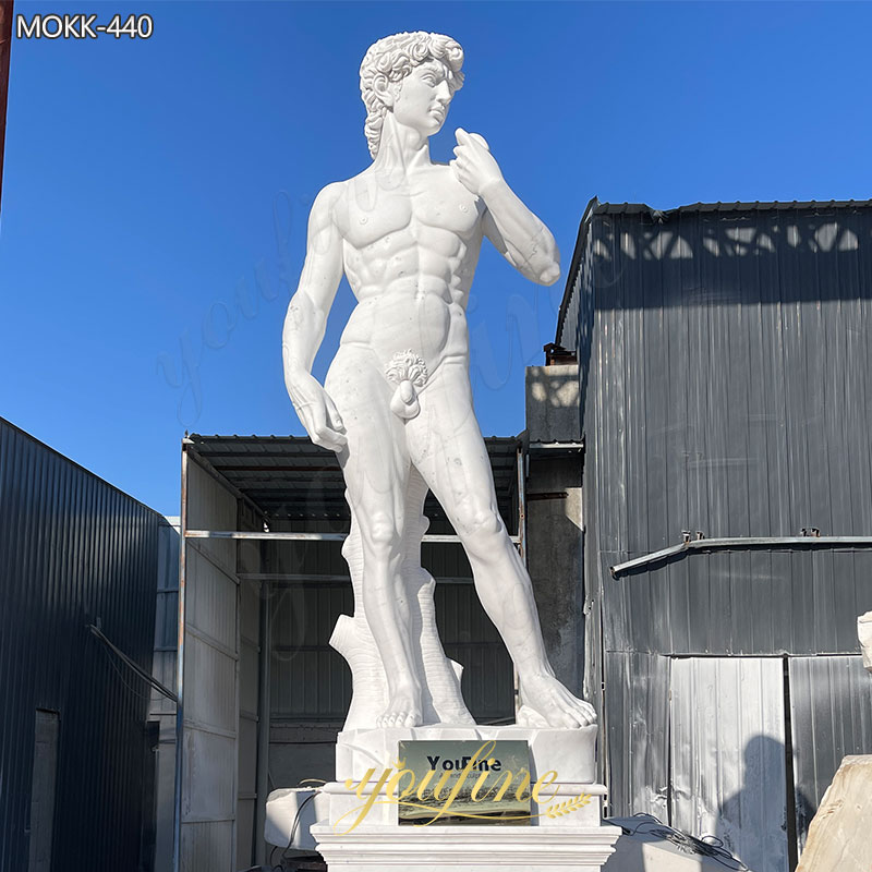 Large Outdoor Famous Michelangelo’s Marble David Statue for Sale MOKK-440