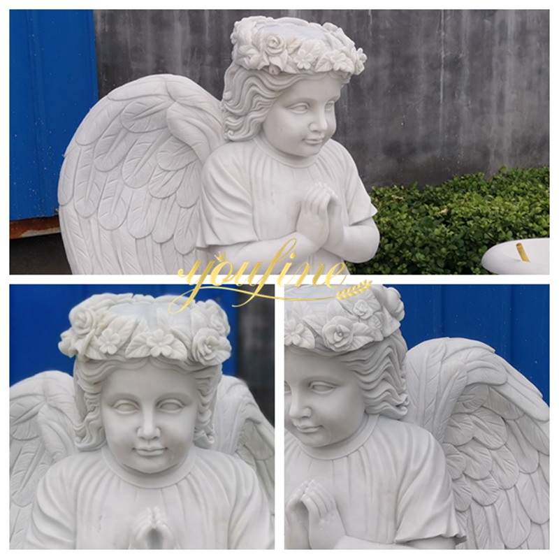 Marble Angel Cemetery Statue 3