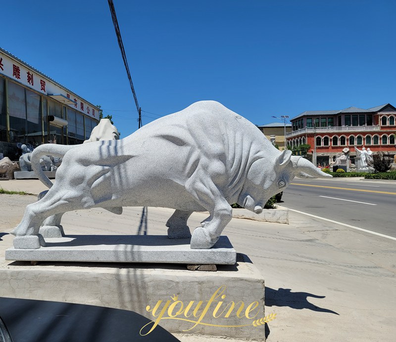 Stone Ox Sculpture