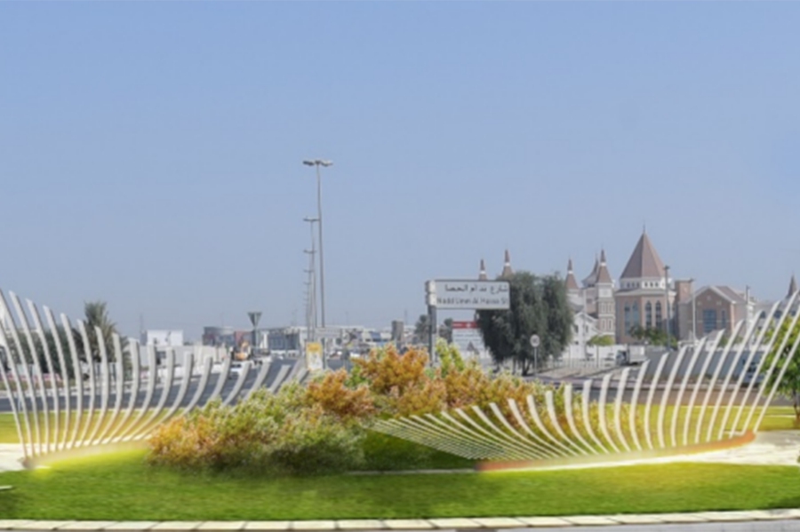 the large public art sculpture made of youfine factory