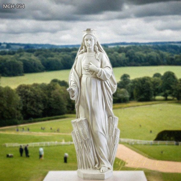 Marble Madonna of the Prairie Statue