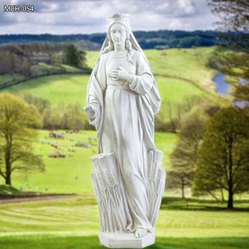 Marble Madonna of the Prairie Statue MCH-054