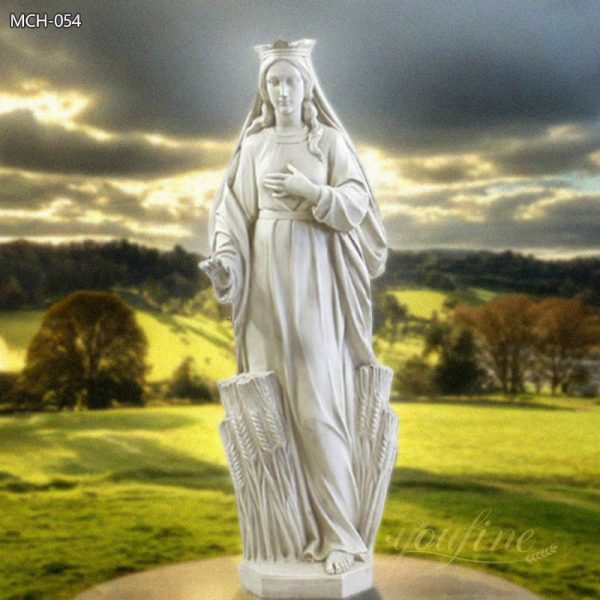 Marble Madonna of the Prairie Statue