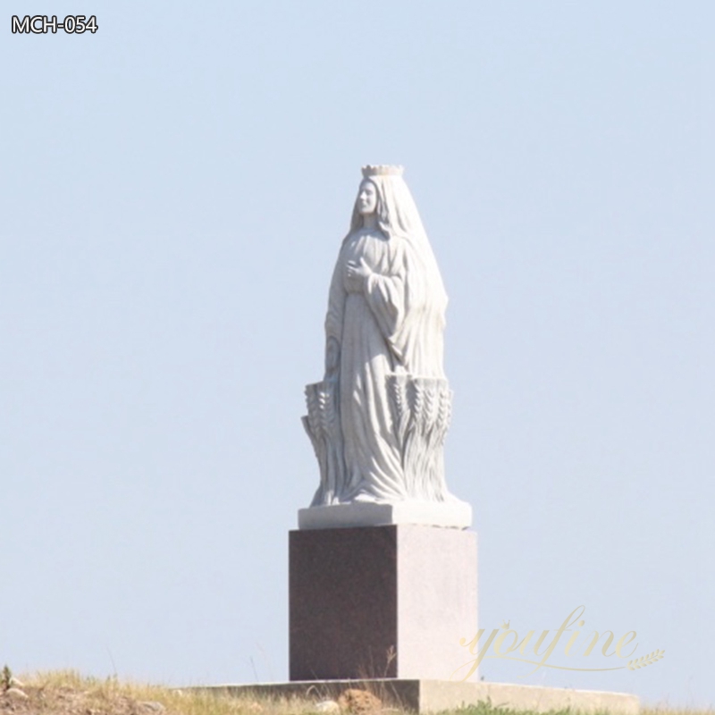 Marble Madonna of the Prairie Statue