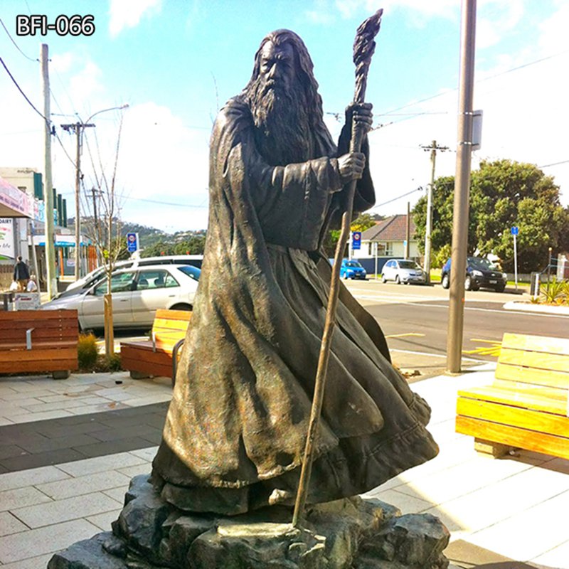Real Size Bronze Gandalf Garden Statue