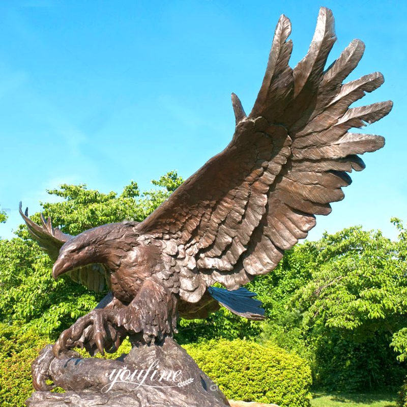 Large Bronze Eagle Statue for Sale BOKK-338