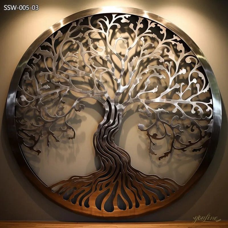 Large Tree of Life Metal Wall Sculpture for Indoor Decor SSW-005-03