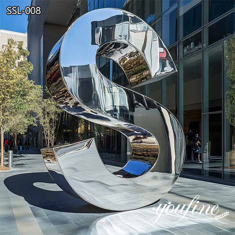 Large Metal Alphabet Sculpture for Outdoor Landmark SSL-008