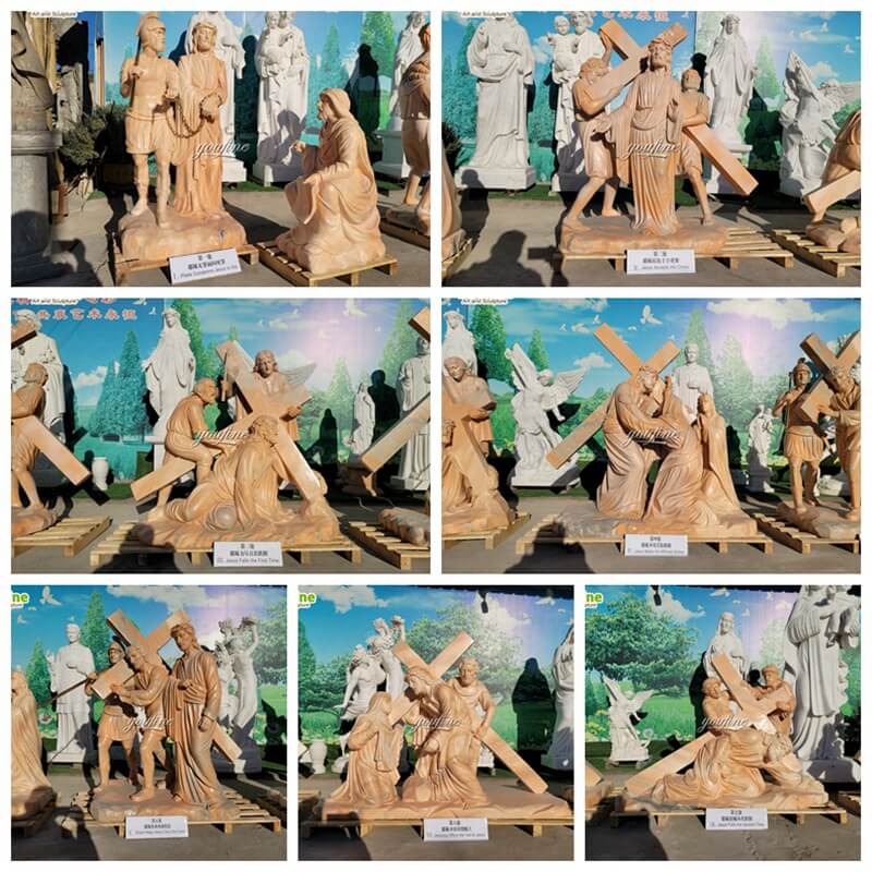 14 station of cross sculpture 1