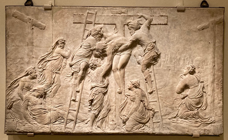 Jesus Descent from the Cross relief