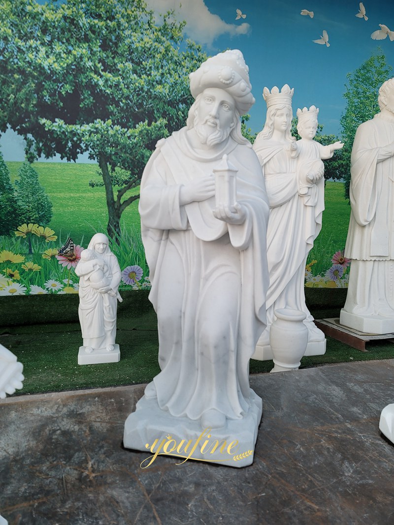 Nativity Scene marble statue