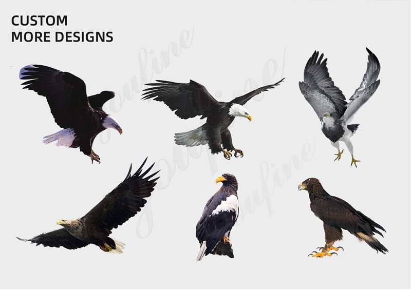 more Life Size Bronze eagle Statue design