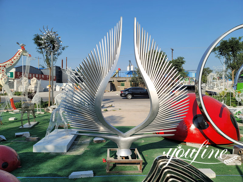 outdoor wing sculpture