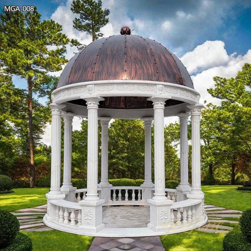 Classical Vision Metal Capped Gazebo MGA-008