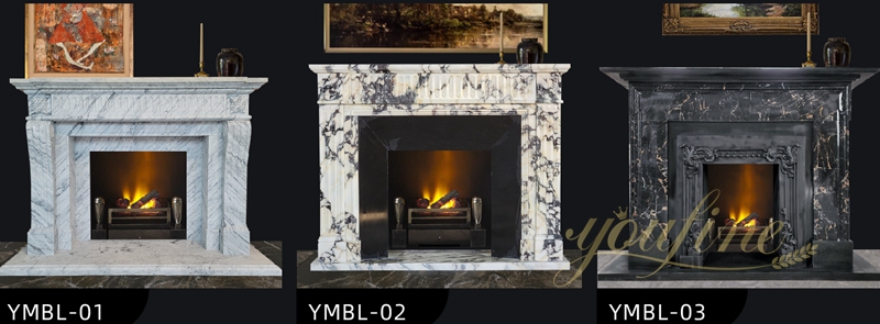 marble fireplace