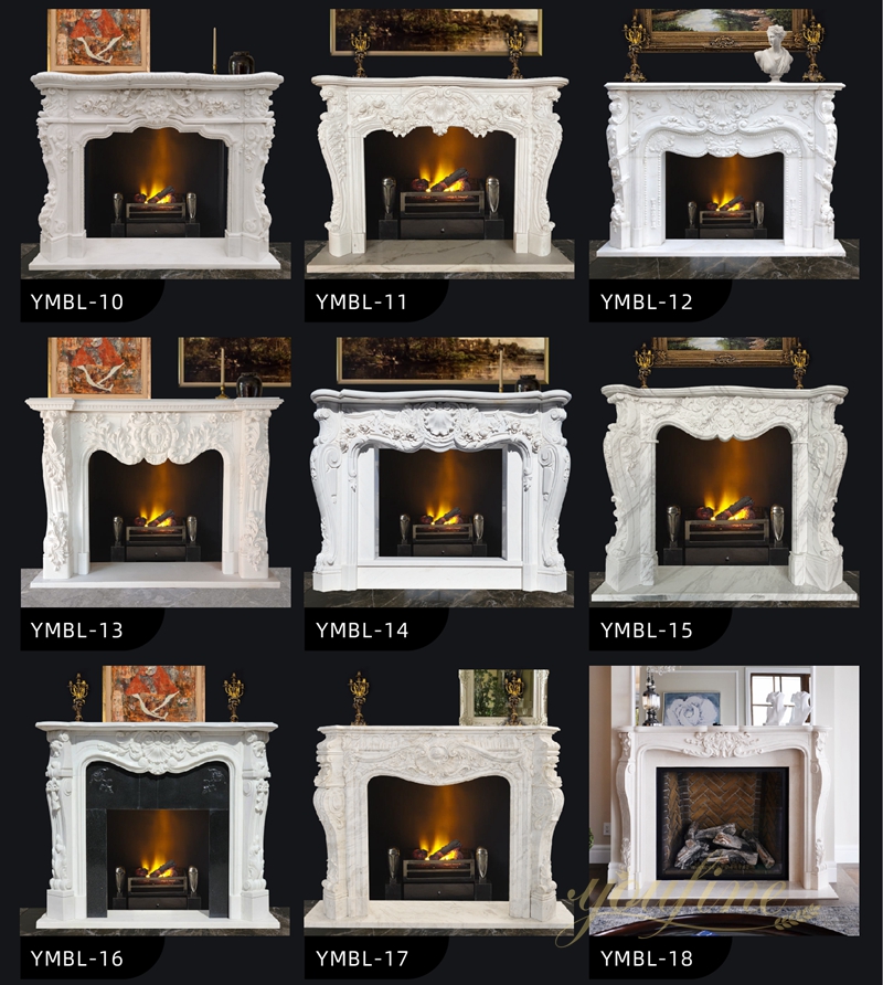 marble fireplace